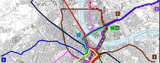 Online-Mitwirkung zur Tramnetzoptimierung