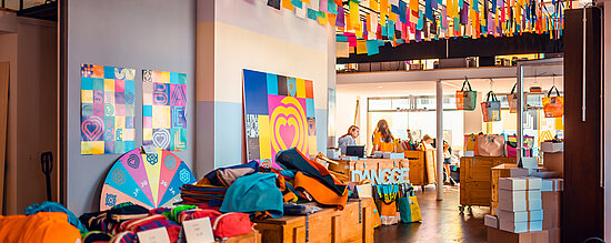Der Pop-Up Store nach dem Festival