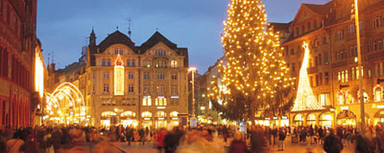 Weihnachtsstimmung in der Basler City